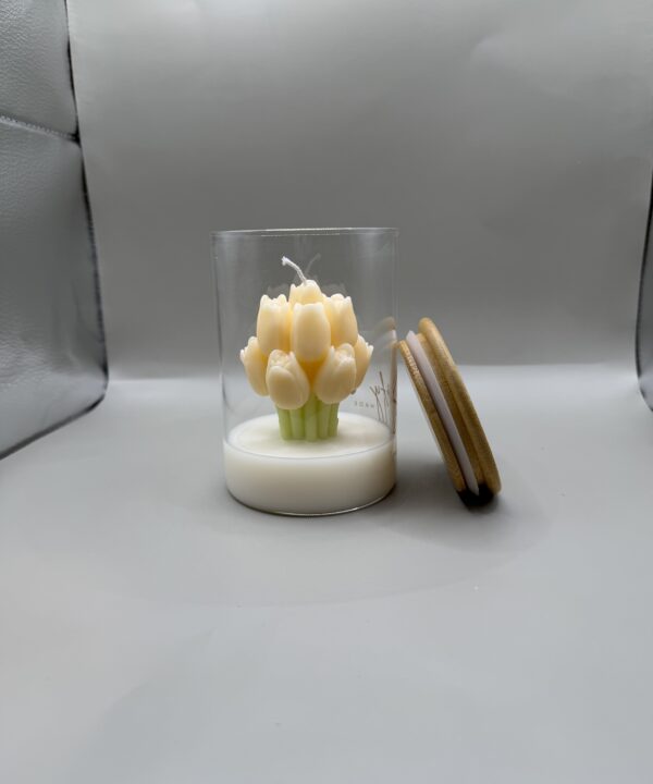 Golden Daisy Jar Candle