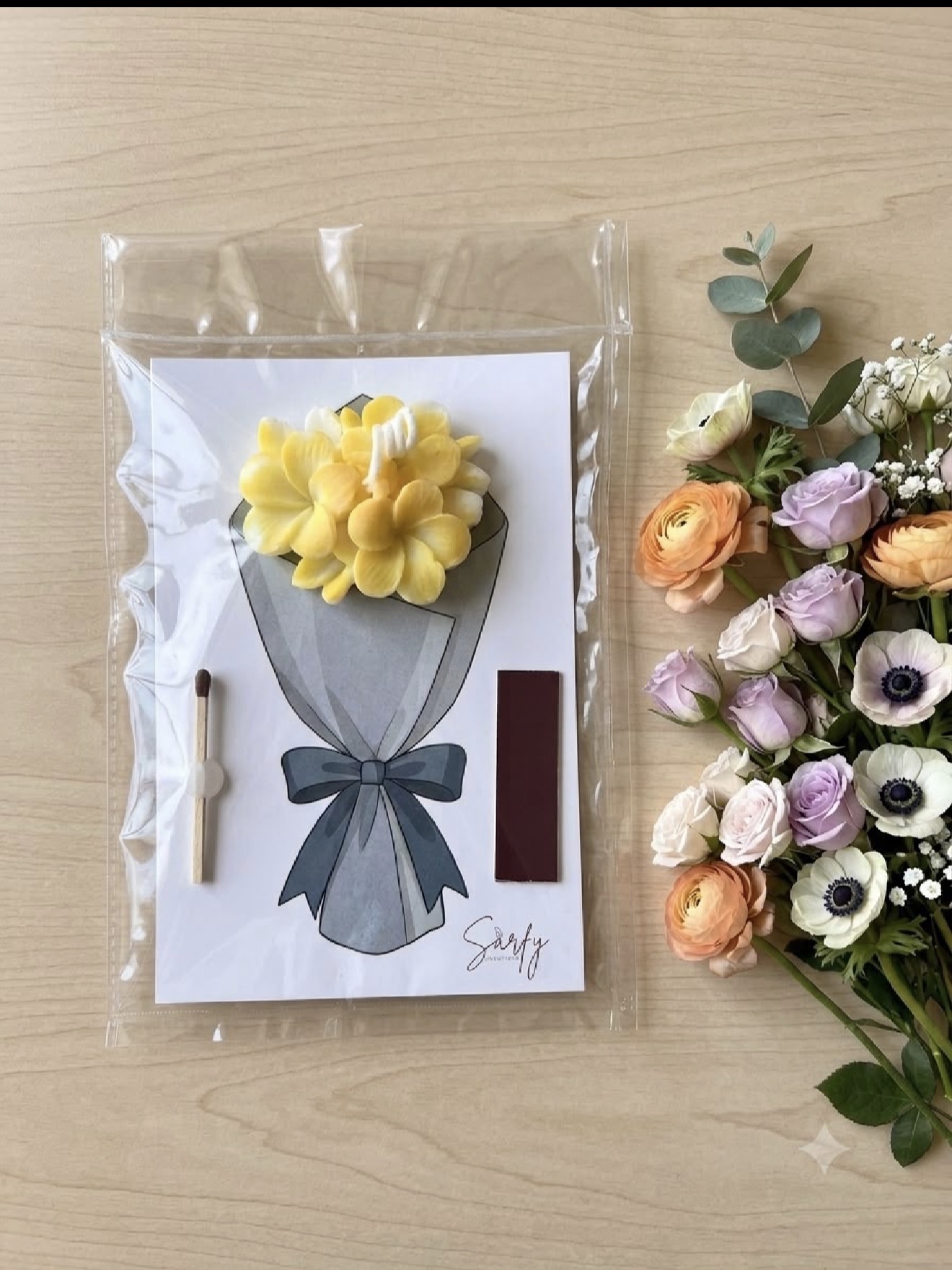 Yellow Floral Gift Card