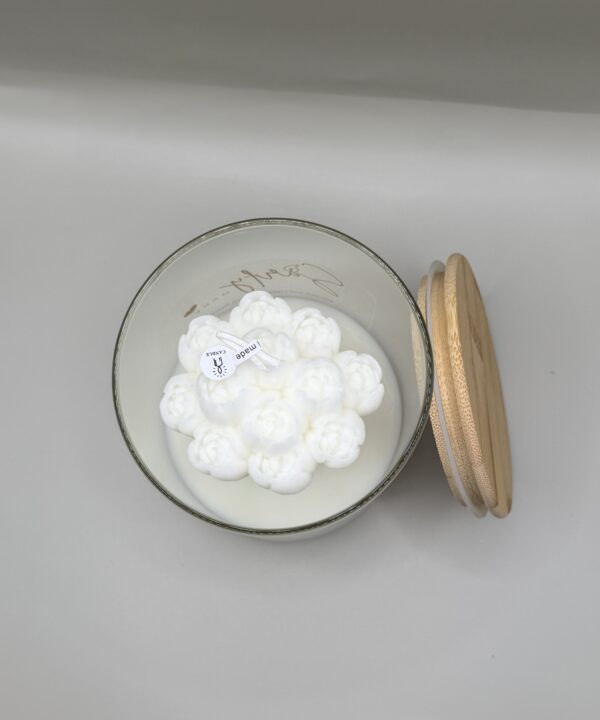 White Daisy Jar Candle