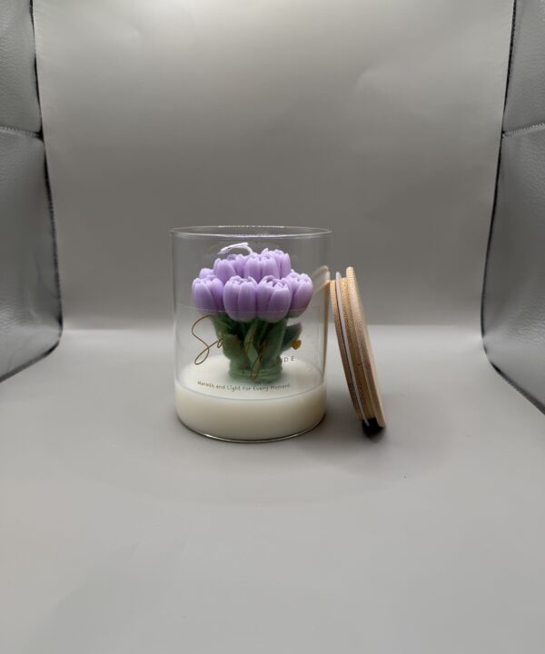 Lavender Daisy Jar Candle