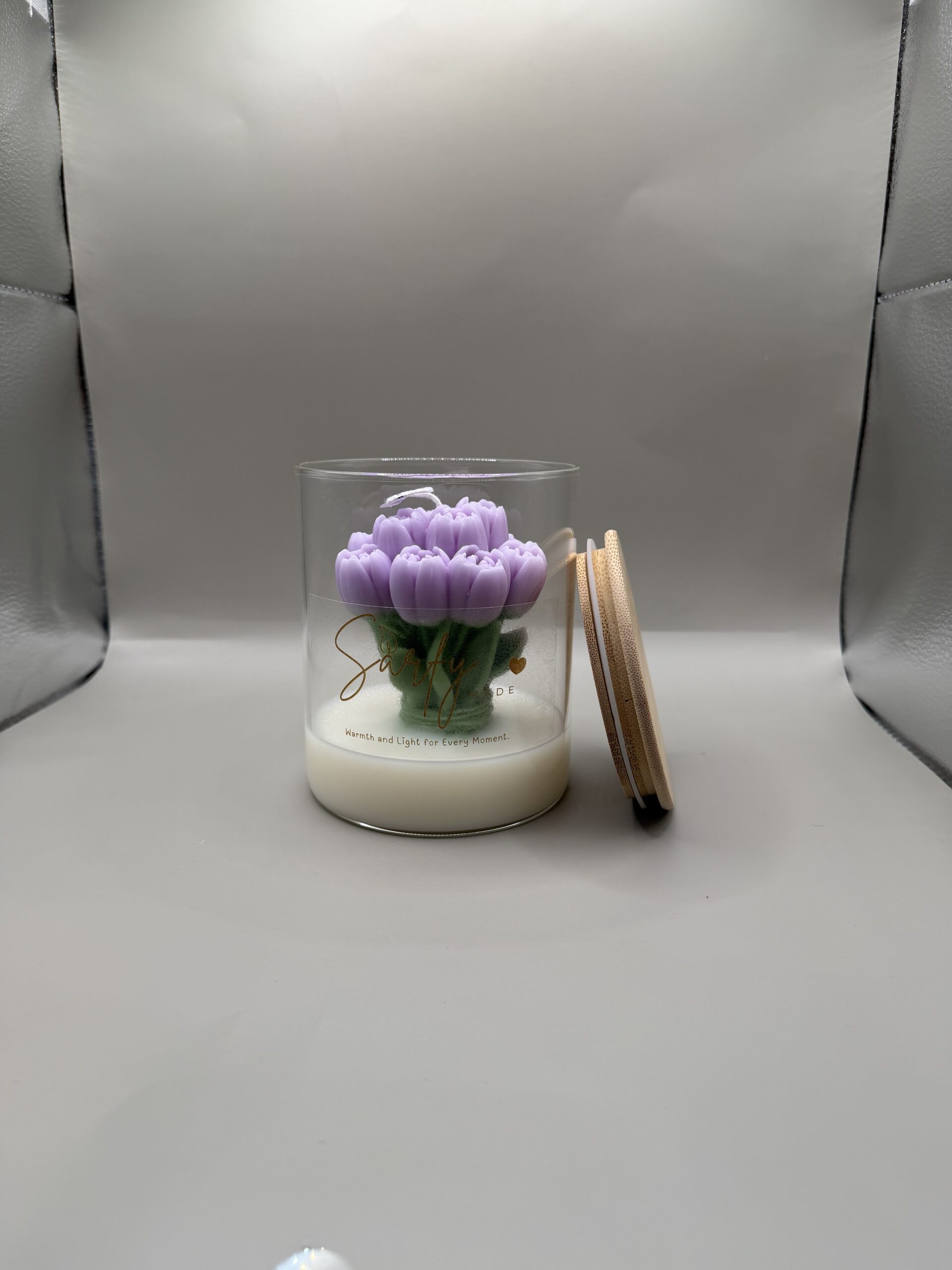 Lavender Daisy Jar Candle