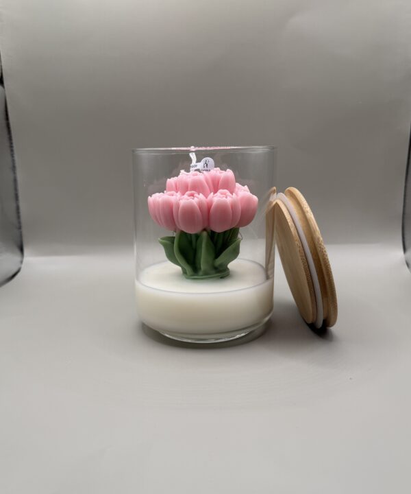 Pink Rose Jar Candle
