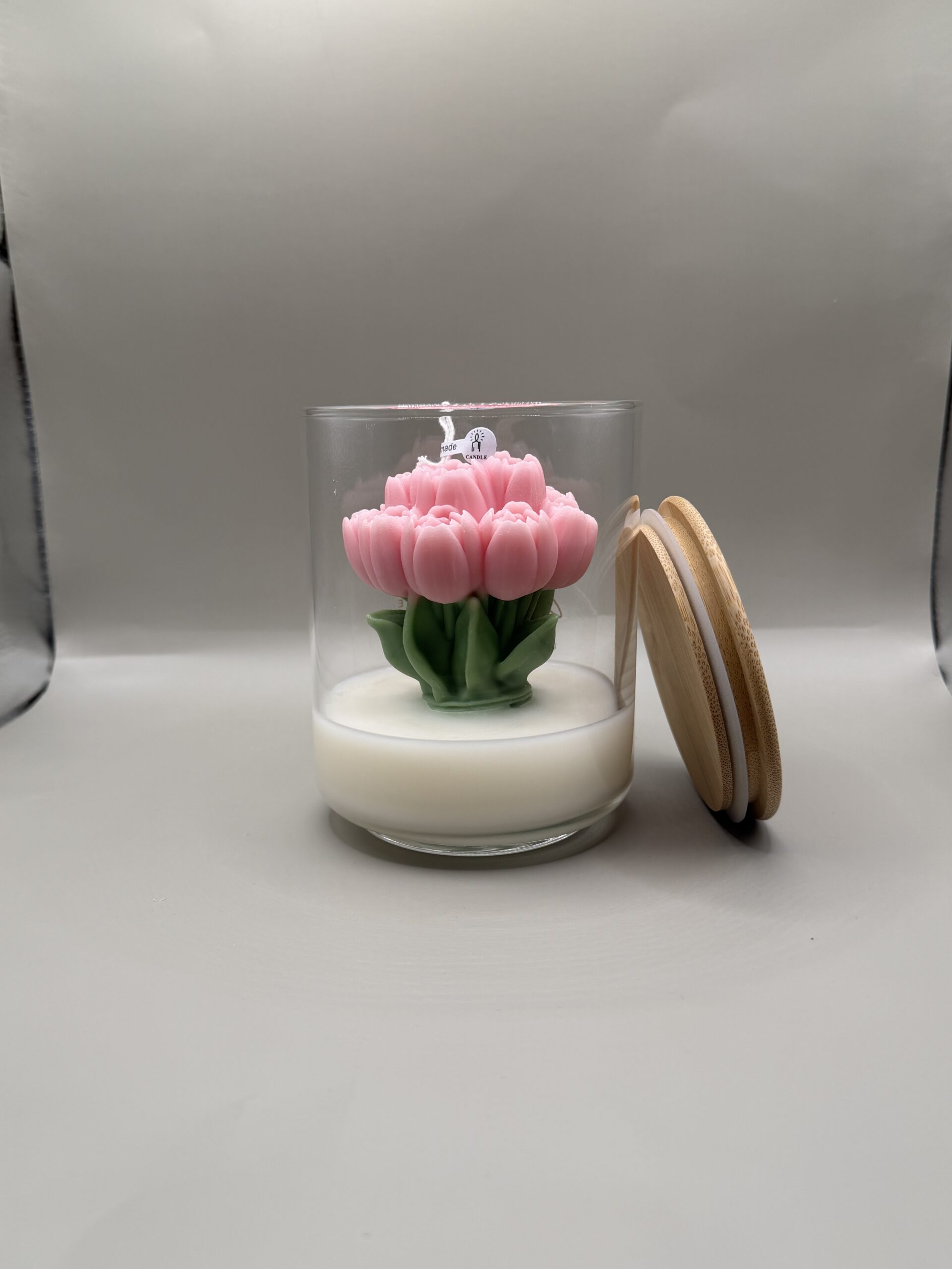 Pink Rose Jar Candle