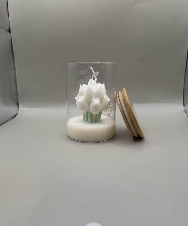 Ivory Starflower Jar Candle
