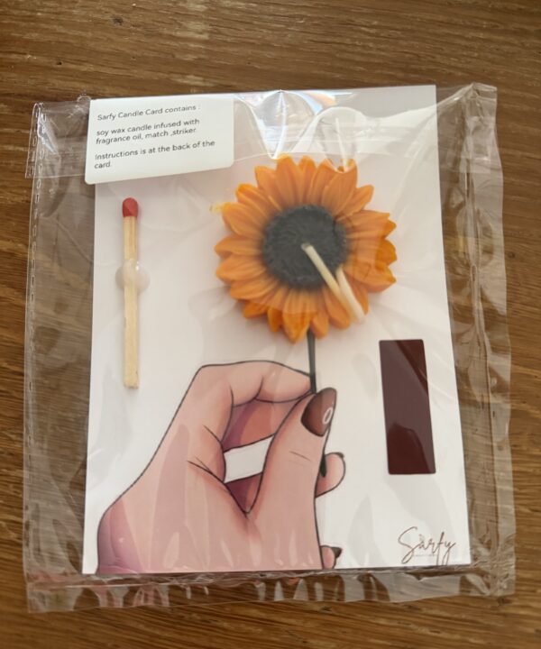 Sunflower Wax Seal Card